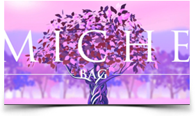 video frame of Miche hand bag motion graphics